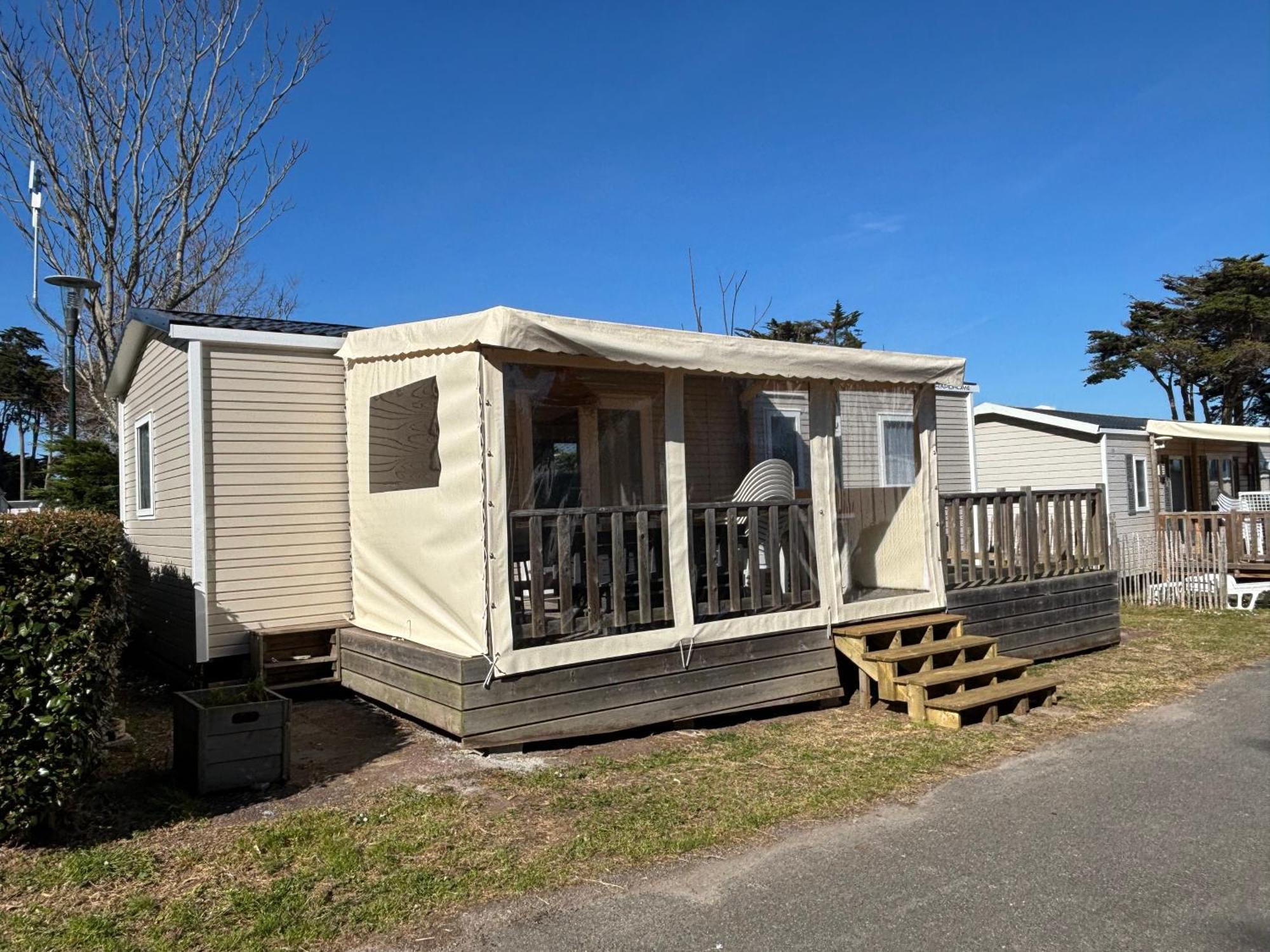 Mobilhome Quiberon camping Conguel bord de mer Exterior foto